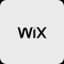 Wix logo, website builder