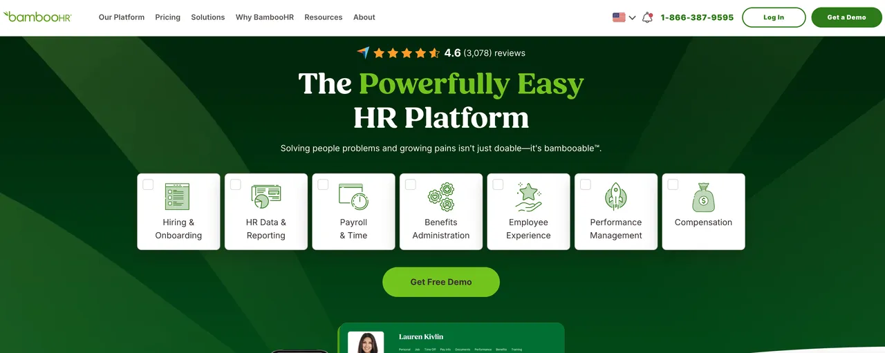 BambooHR interface screenshot