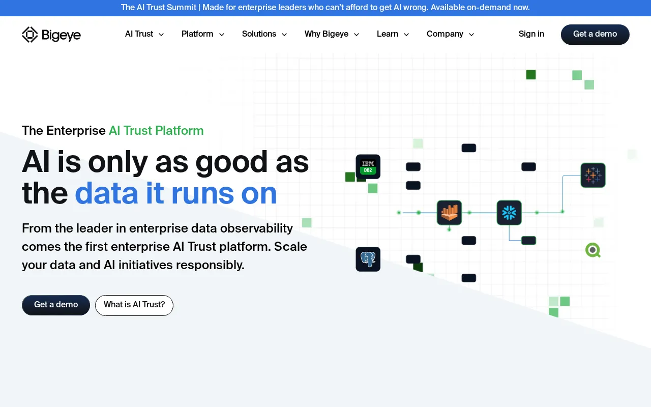 Bigeye interface screenshot