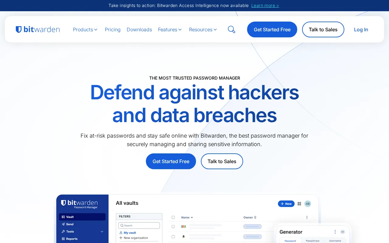 Bitwarden interface screenshot