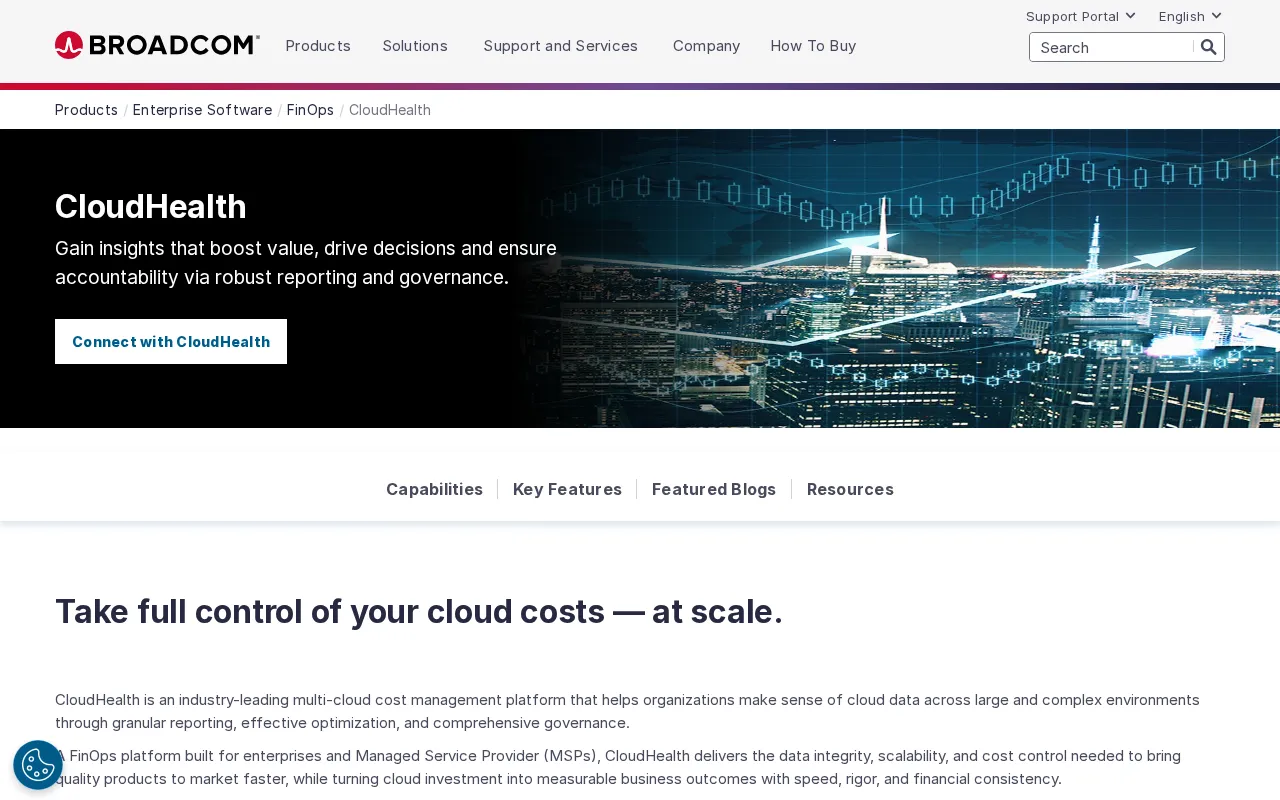 CloudHealth (VMware) interface screenshot