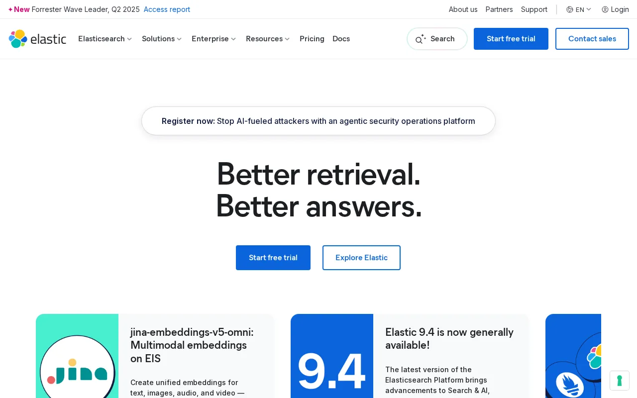 Elasticsearch interface screenshot