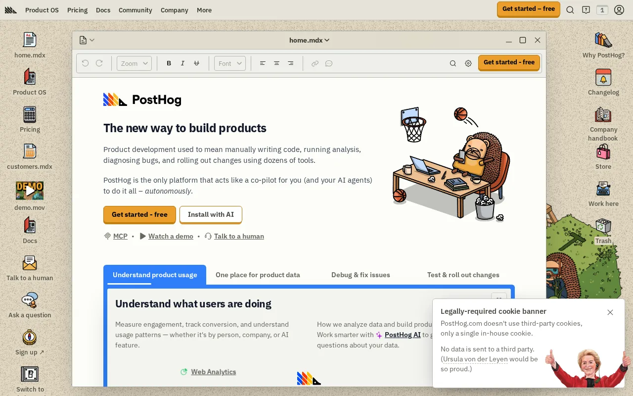 PostHog interface screenshot