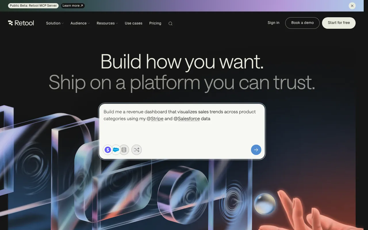Retool interface screenshot
