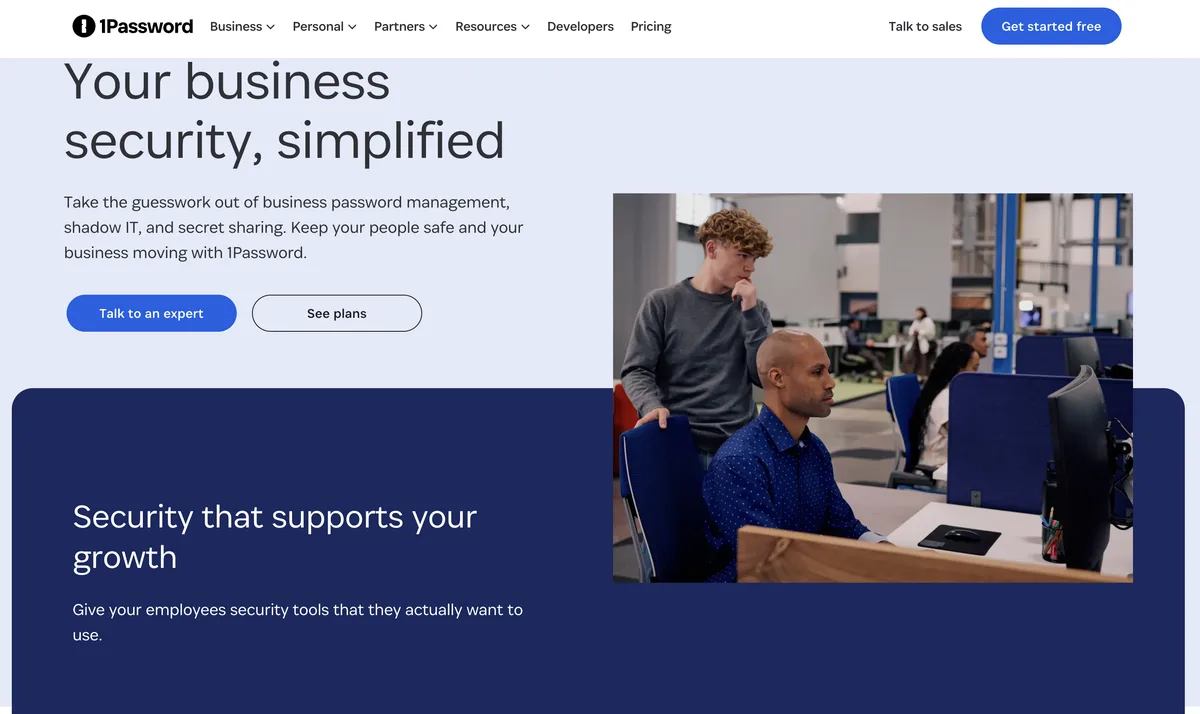 1Password Business interface screenshot