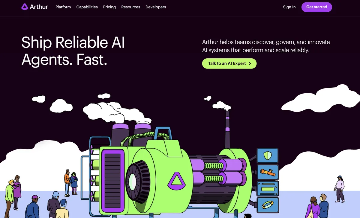 Arthur AI interface screenshot