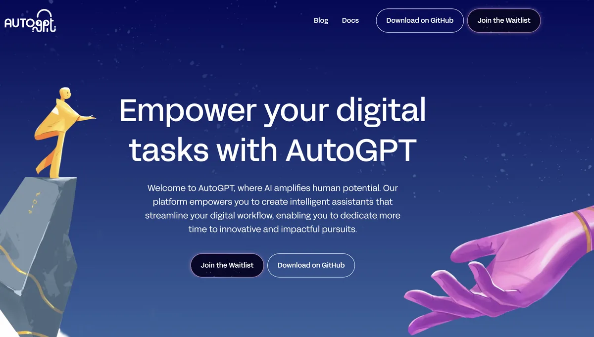 AutoGPT interface screenshot