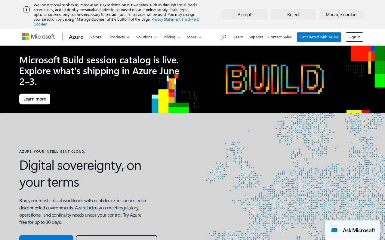 Microsoft Azure interface screenshot