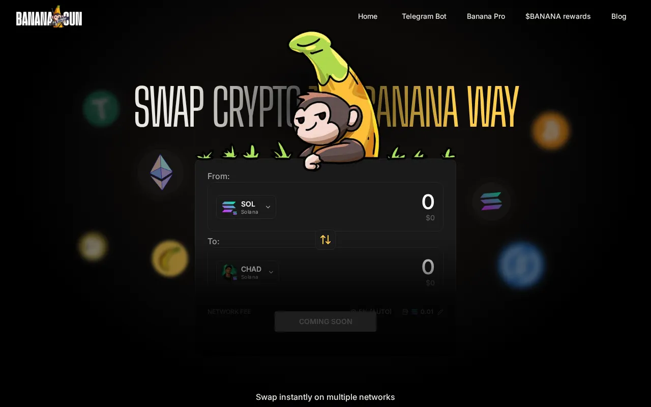 Banana Gun interface screenshot