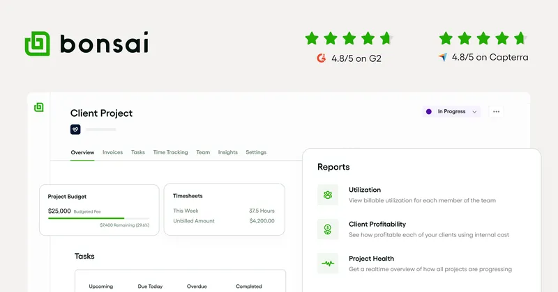 Bonsai interface screenshot