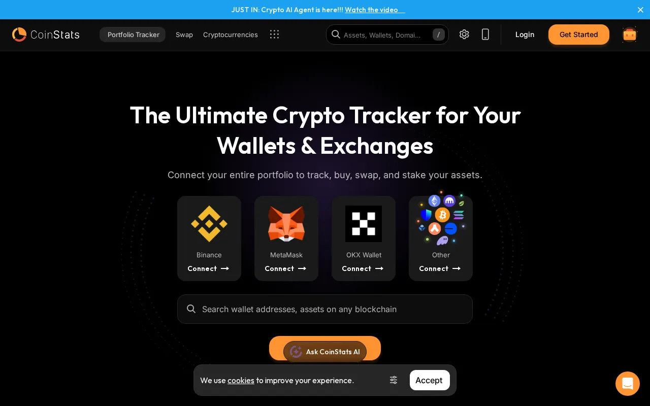 CoinStats interface screenshot