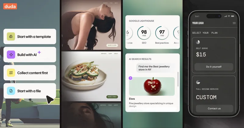 Duda interface screenshot