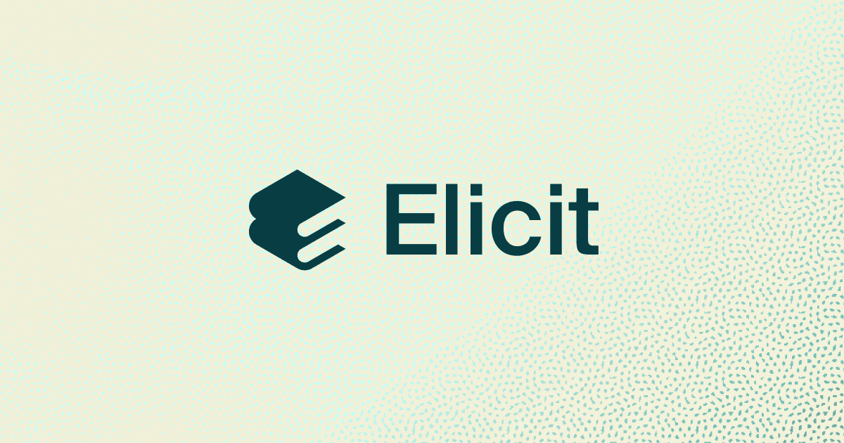 Elicit interface screenshot