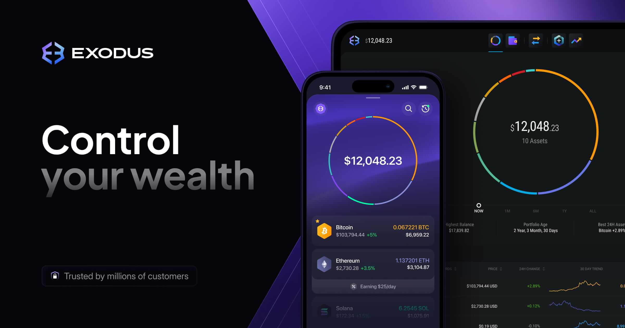 Exodus interface screenshot