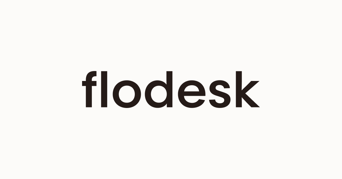 Flodesk interface screenshot
