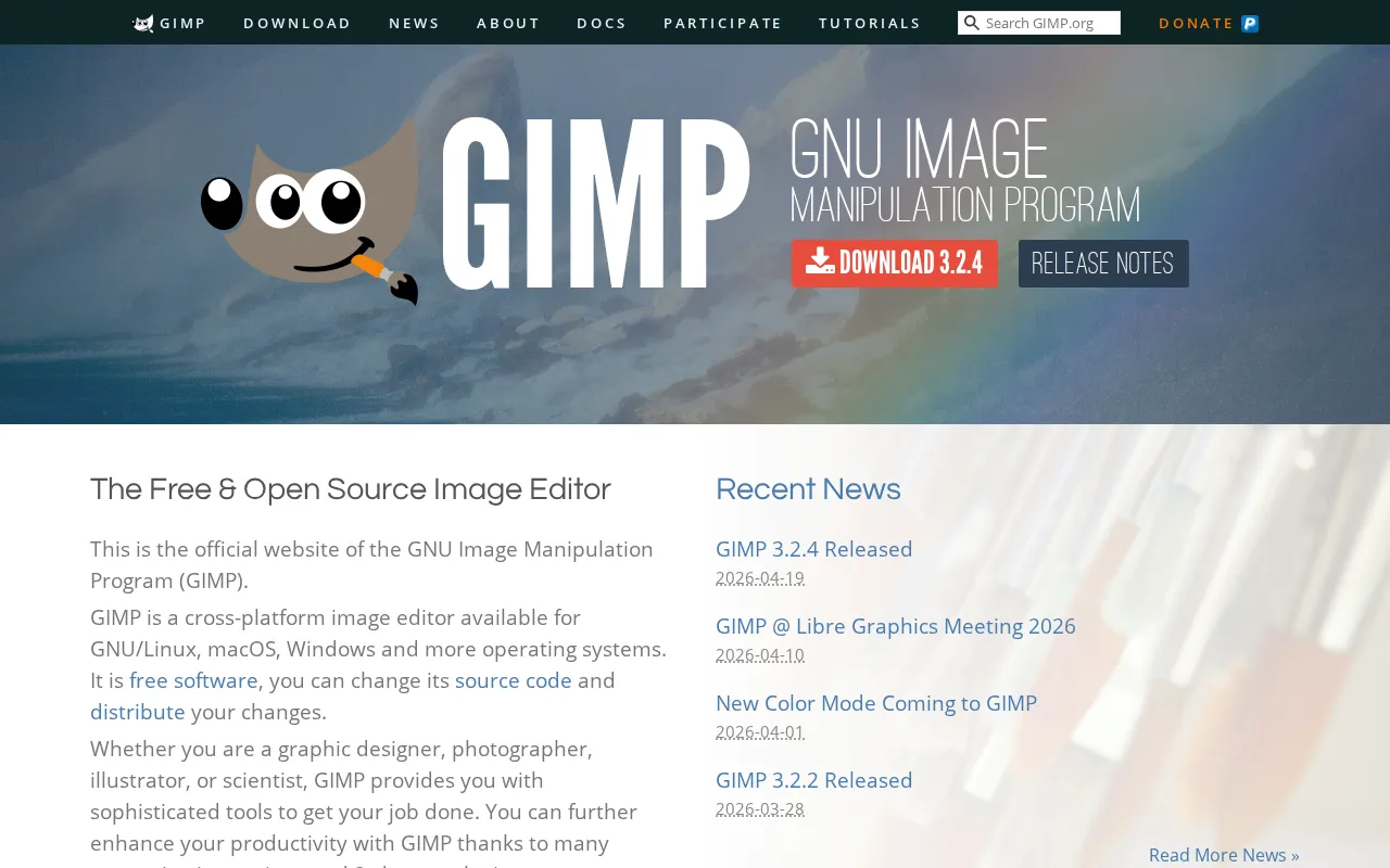 GIMP interface screenshot