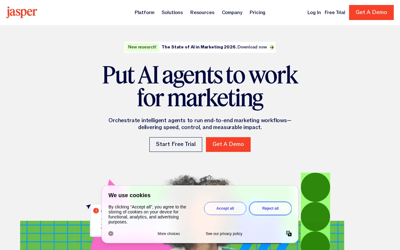 Jasper interface screenshot
