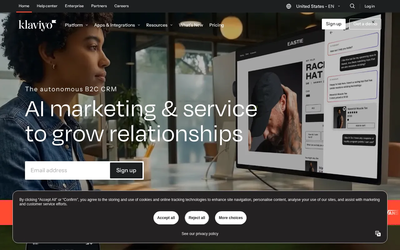 Klaviyo interface screenshot