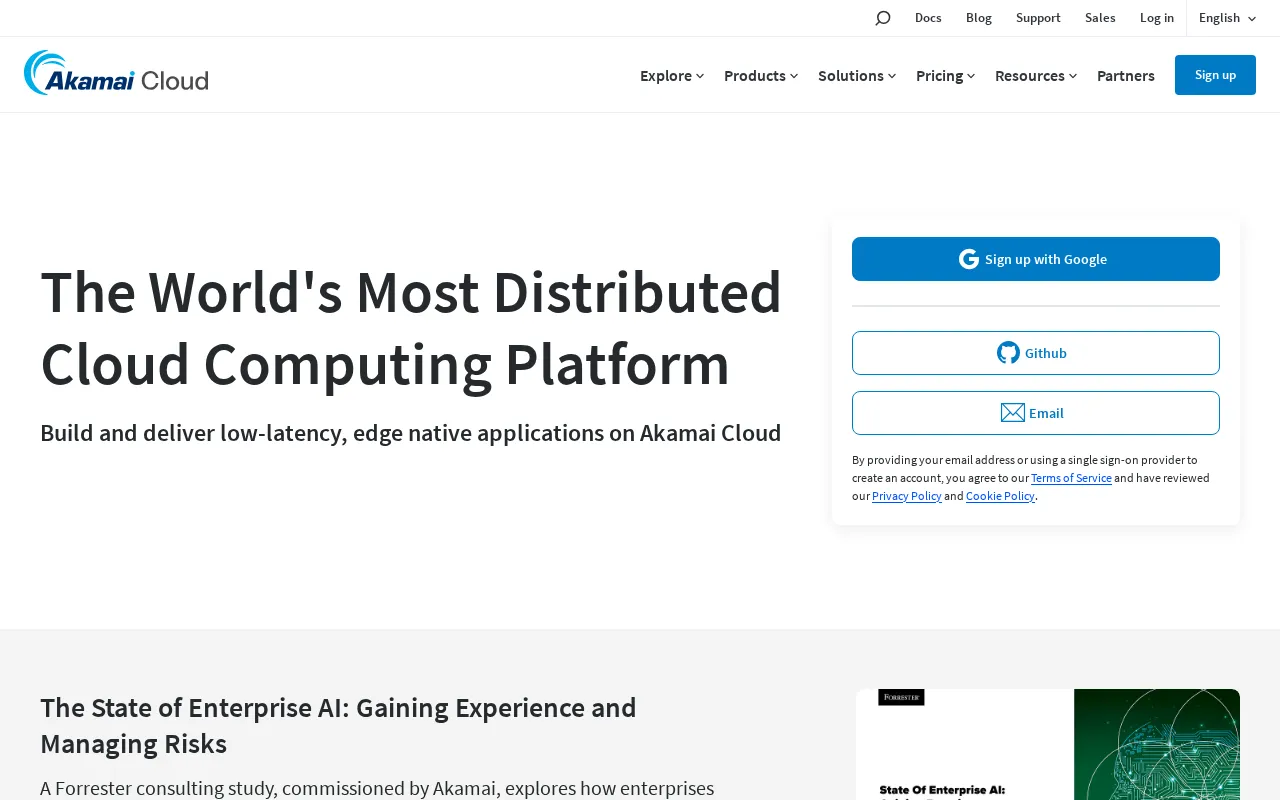 Linode (Akamai Cloud) interface screenshot