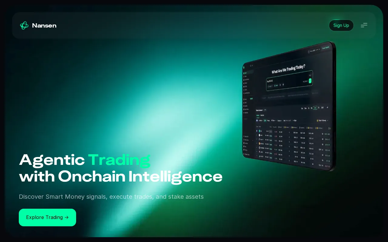 Nansen interface screenshot