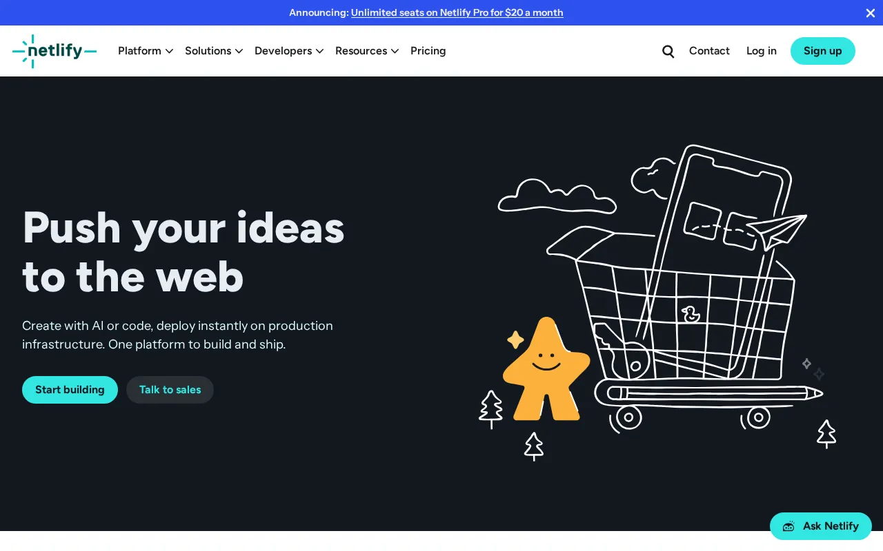 Netlify interface screenshot