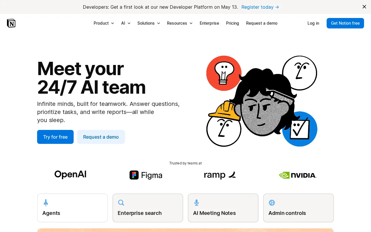 Notion AI interface screenshot