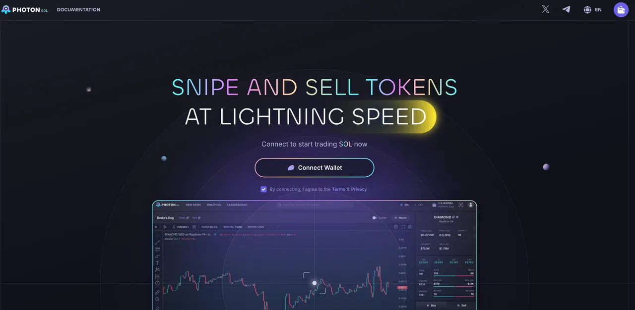 Photon interface screenshot
