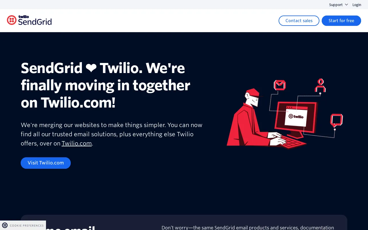 Twilio SendGrid interface screenshot