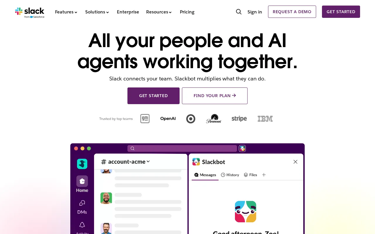 Slack interface screenshot
